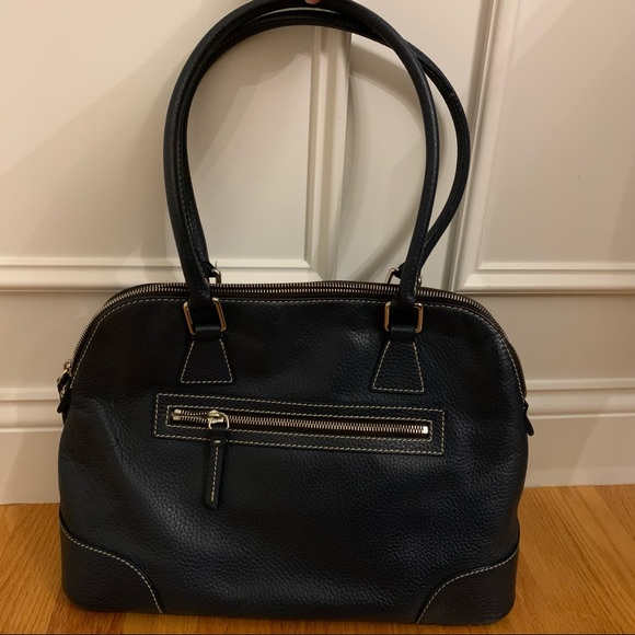 Dooney & Bourke - Navy Pebbled Leather - Picture 3 of 13